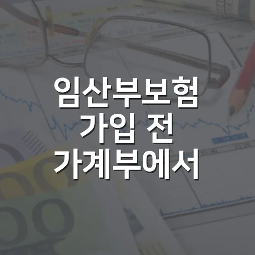 임산부보험 가입 전 가계부에서 먼저 확인할 5가지 - 요약