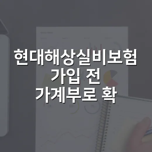 현대해상실비보험 가입 전 가계부로 확인할 5가지 숫자 - 요약