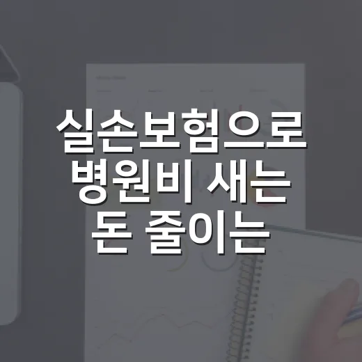 실손보험으로 병원비 새는 돈 줄이는 5가지 가계부 기준 - 요약