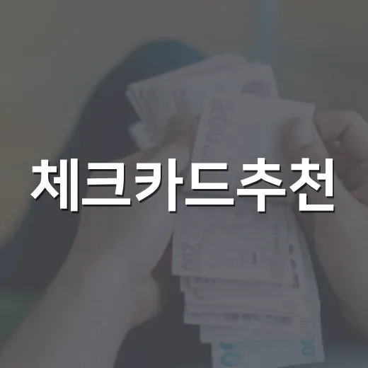 체크카드추천, 월 3만원 새는 돈 막는 5가지 선택법 - 요약