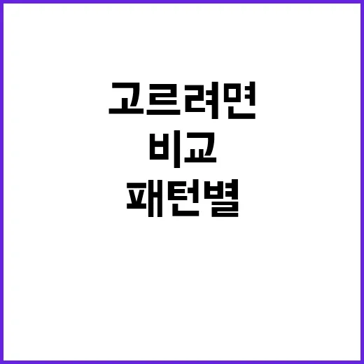세탁기 고르려면 이렇게 비교하세요: 집 구조와 생활패턴별 선택 방법 - 요약