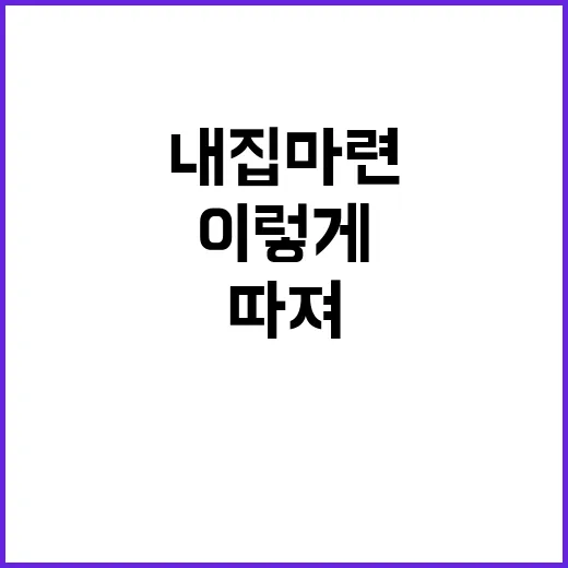수영에서 내 집 마련하려면 이렇게 따져보세요 - 요약