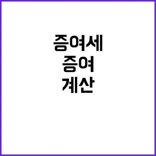 증여세 줄이려면 이렇게 준비하세요: 부동산 증여 전 꼭 계산할 것들 - 요약