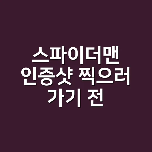 스파이더맨 인증샷 찍으러 가기 전, 집값과 동네 분위기까지 보는 방법