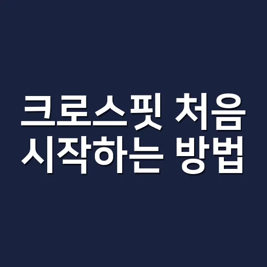 크로스핏 처음 시작하는 방법, 무리 없이 꾸준히 하려면 이렇게 - 요약