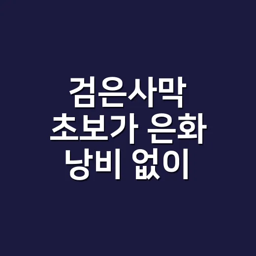 검은사막 초보가 은화 낭비 없이 거점과 집을 고르는 방법 - 요약