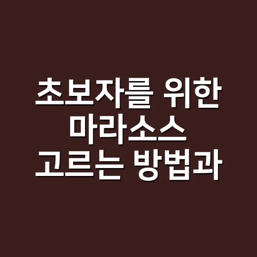 초보자를 위한 마라소스 고르는 방법과 집에서 맛 조절하는 법 - 요약