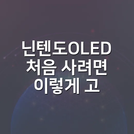 닌텐도OLED 처음…