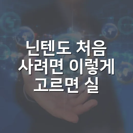 닌텐도 처음 사려면 이렇게 고르면 실패가 적습니다 - 요약
