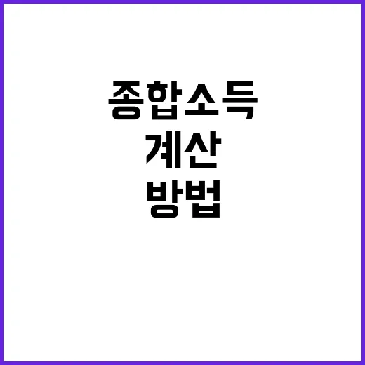 종합소득세율 계산하는 방법, 과세표준부터 누진공제까지 쉽게 잡기 - 요약