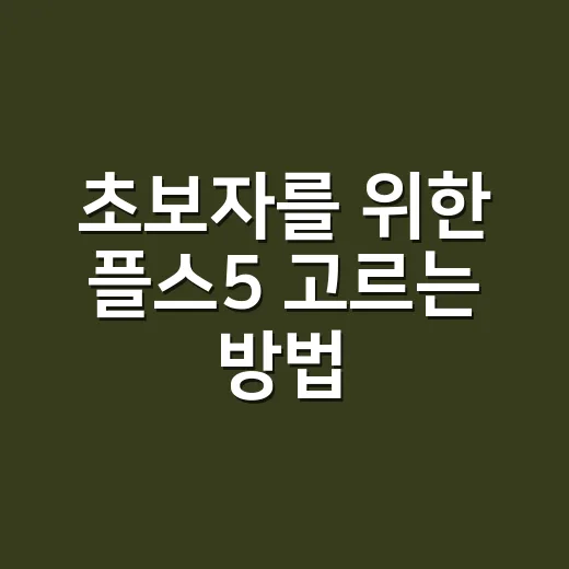 초보자를 위한 플스5 고르는 방법, 디스크 버전부터 용량까지 이렇게 보면 편해요 - 요약