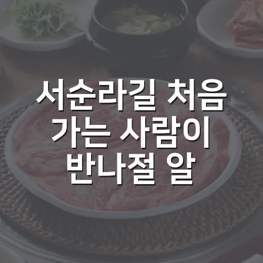 서순라길 처음 가는 사람이 반나절 알차게 걷는 방법 - 요약