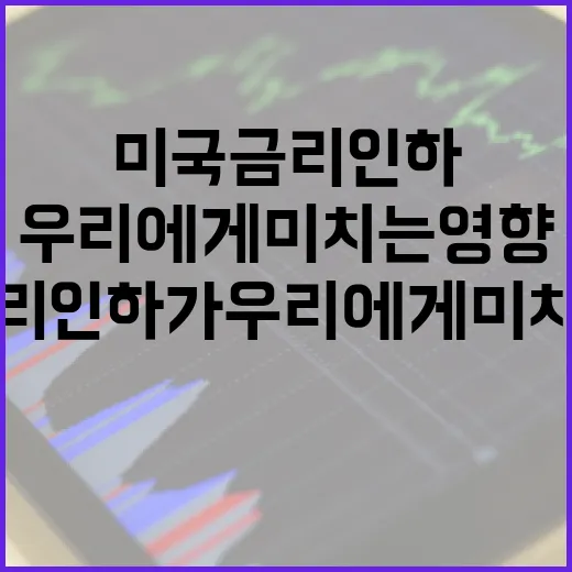 미국 금리 인하가 우리에게 미치는 영향 알아보기 - 요약