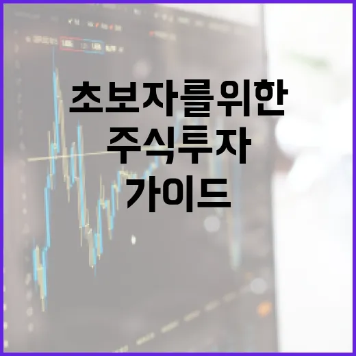 주식 투자 초보자를 위한 시작 가이드 - 요약