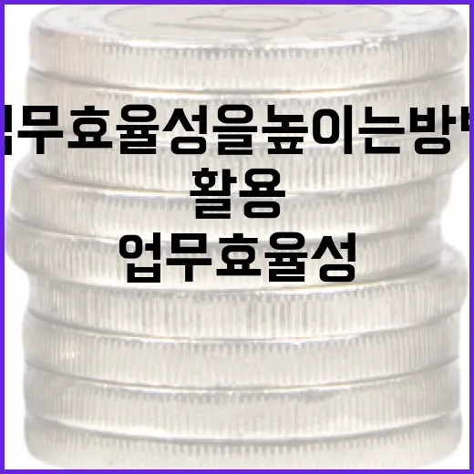 조이웍스를 활용하여 업무 효율성을 높이는 방법 - 요약