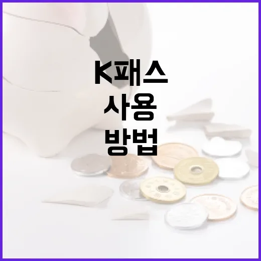 K패스를 효과적으로 사용하는 방법 - 요약