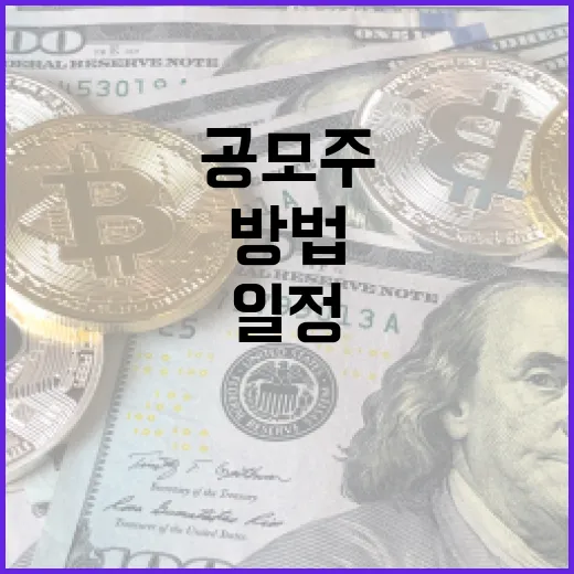 공모주 일정 관리하는 방법: 성공적인 투자를 위한 가이드 - 요약