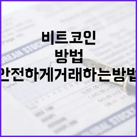 비트코인을 안전하게 거래하는 방법 - 요약