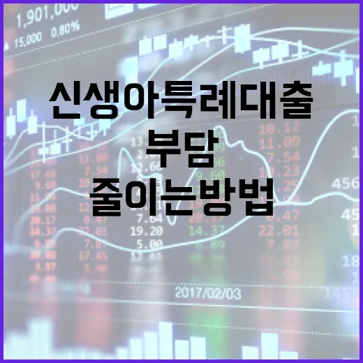 신생아 특례대출 활용하여 육아 부담 줄이는 방법 - 요약