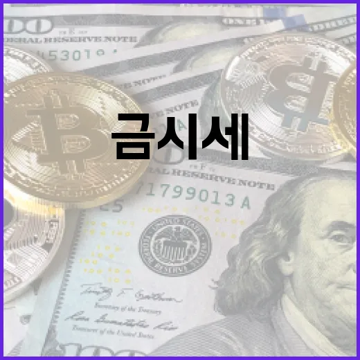 금시세를 이해하고 활용하는 방법 - 요약
