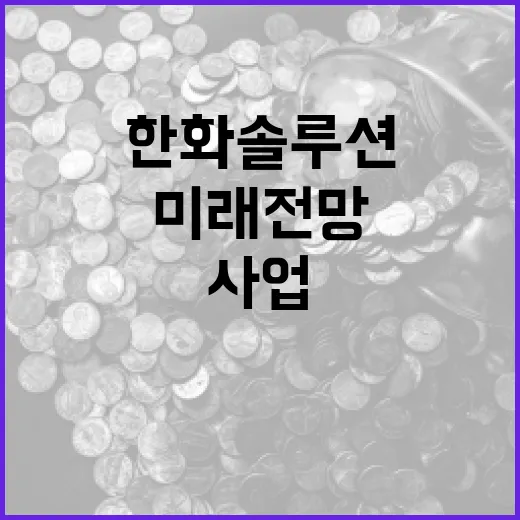 한화솔루션을 이해하는 방법: 사업 영역과 미래 전망 - 요약
