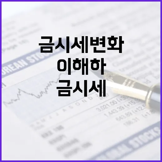 금시세 변화를 이해하고 활용하는 방법 - 요약