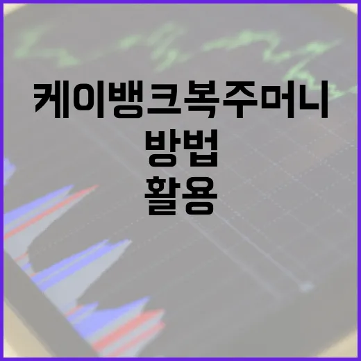 케이뱅크 복주머니를 활용하는 방법 - 요약