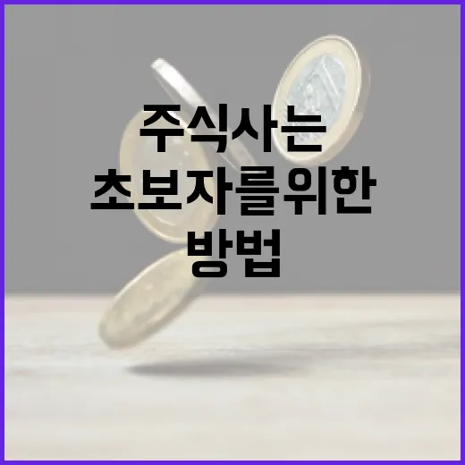초보자를 위한 주식 사는 방법 - 요약