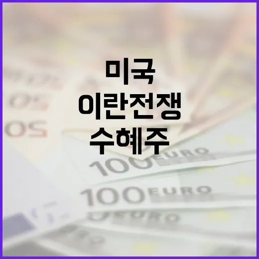 미국-이란 전쟁 수혜주 찾는 방법 - 요약