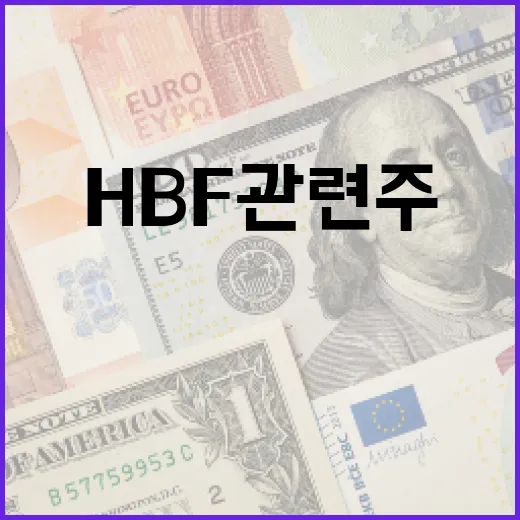 HBF 관련주 투자하는 방법 - 요약