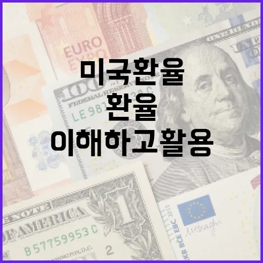 미국 환율을 이해하고 활용하는 방법 - 요약