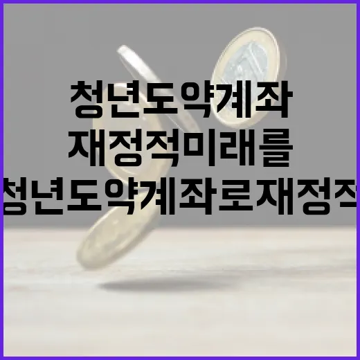 청년도약계좌로 재정적 미래를 준비하는 방법 - 요약