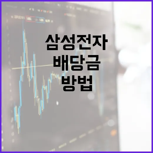 삼성전자 배당금을 이해하고 활용하는 방법 - 요약