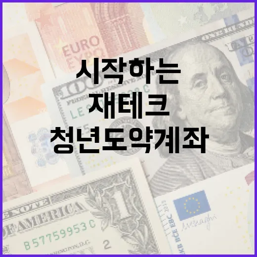 청년도약계좌로 재테크 시작하는 방법 - 요약