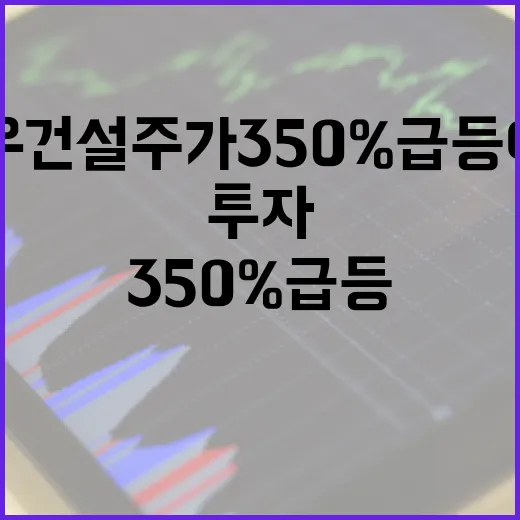대우건설 주가 350% 급등 이유와 투자 전략 - 요약