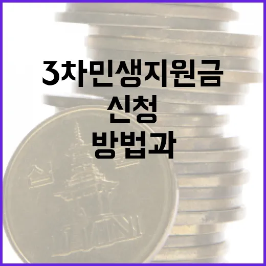 3차 민생지원금 신청하는 방법과 유용한 팁 - 요약