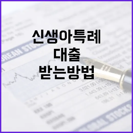 신생아 특례대출을 …