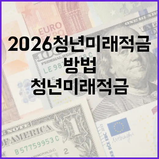2026 청년미래적금으로 미래를 준비하는 방법 - 요약