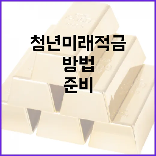 청년미래적금을 활용하여 미래를 준비하는 방법 - 요약