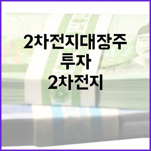 2차전지 대장주에 투자하는 방법 - 요약
