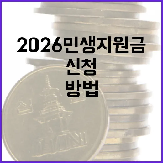 2026 민생지원금을 받는 방법: 자격 요건과 신청 절차 - 요약