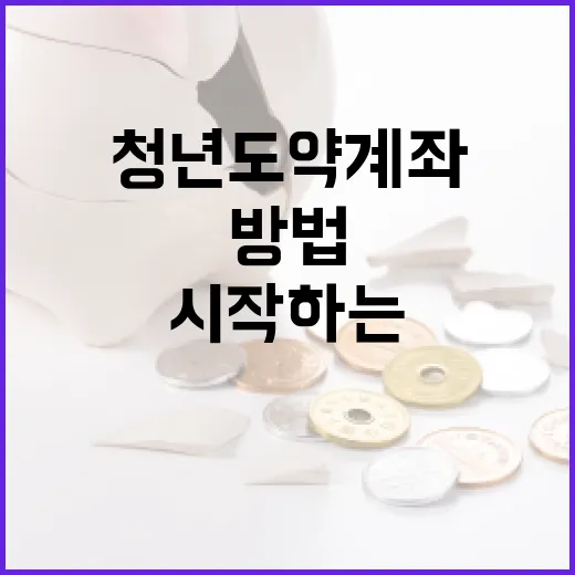 청년도약계좌를 시작하는 방법 - 요약