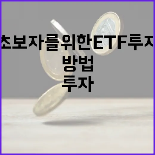 초보자를 위한 ETF 투자하는 방법 - 요약