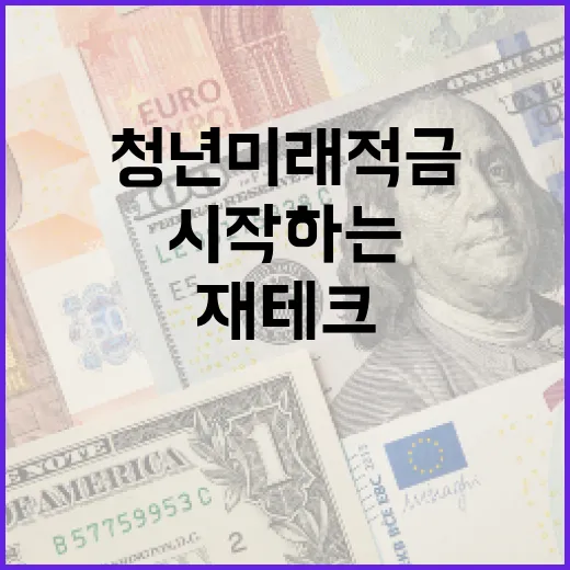 청년미래적금을 활용하여 재테크 시작하는 방법 - 요약