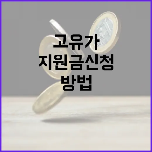 고유가 지원금 신청하는 방법: 혜택과 자격 조건 알아보기 - 요약