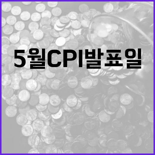 5월 CPI 발표일을 준비하는 방법 - 요약