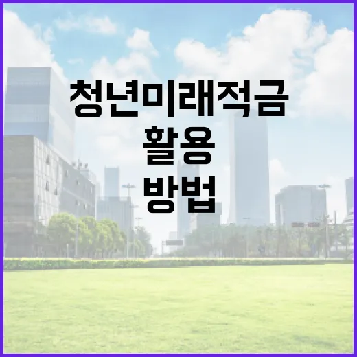 청년미래적금을 최대한 활용하는 방법 - 요약