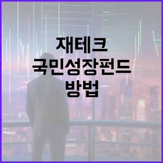국민성장펀드를 활용하여 재테크하는 방법 - 요약