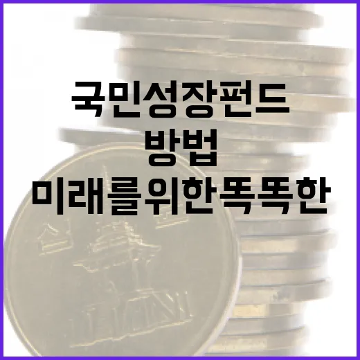 국민성장펀드: 당신의 미래를 위한 똑똑한 투자 방법 - 요약