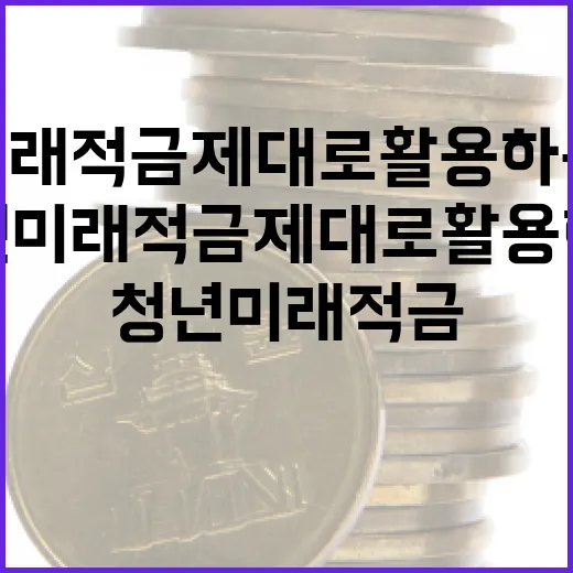 청년미래적금 제대로 활용하는 방법 - 요약